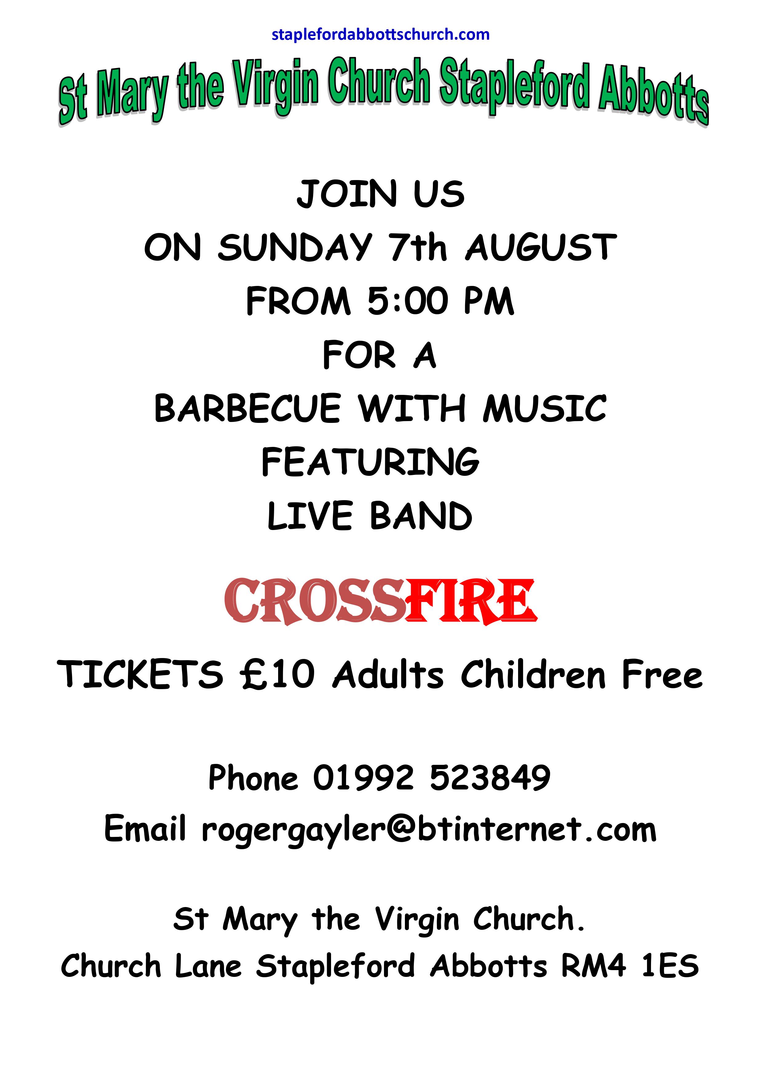 Crossfire Concert & BBQ